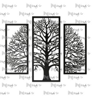 Triptych Majestic Tree