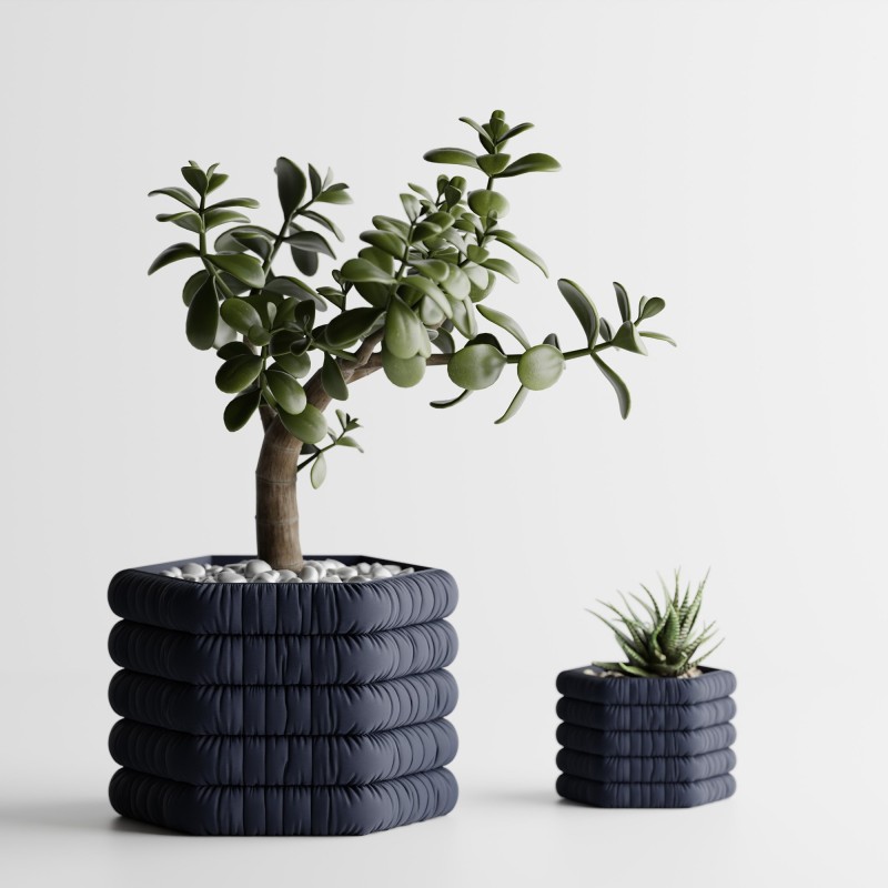 Inflated Soft Cloth - Planter - Model 9 Inflated Soft Cloth - Planter - Model 9