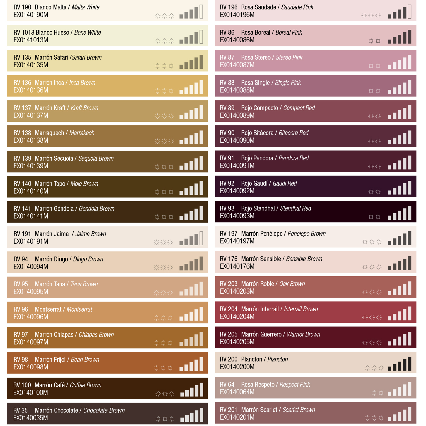 palette de couleurs nr 3